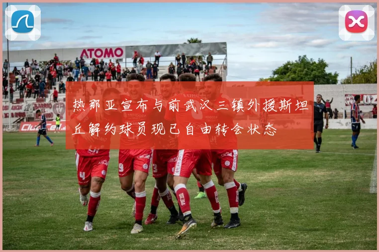 热那亚宣布与前武汉三镇外援斯坦丘解约球员现已自由转会状态